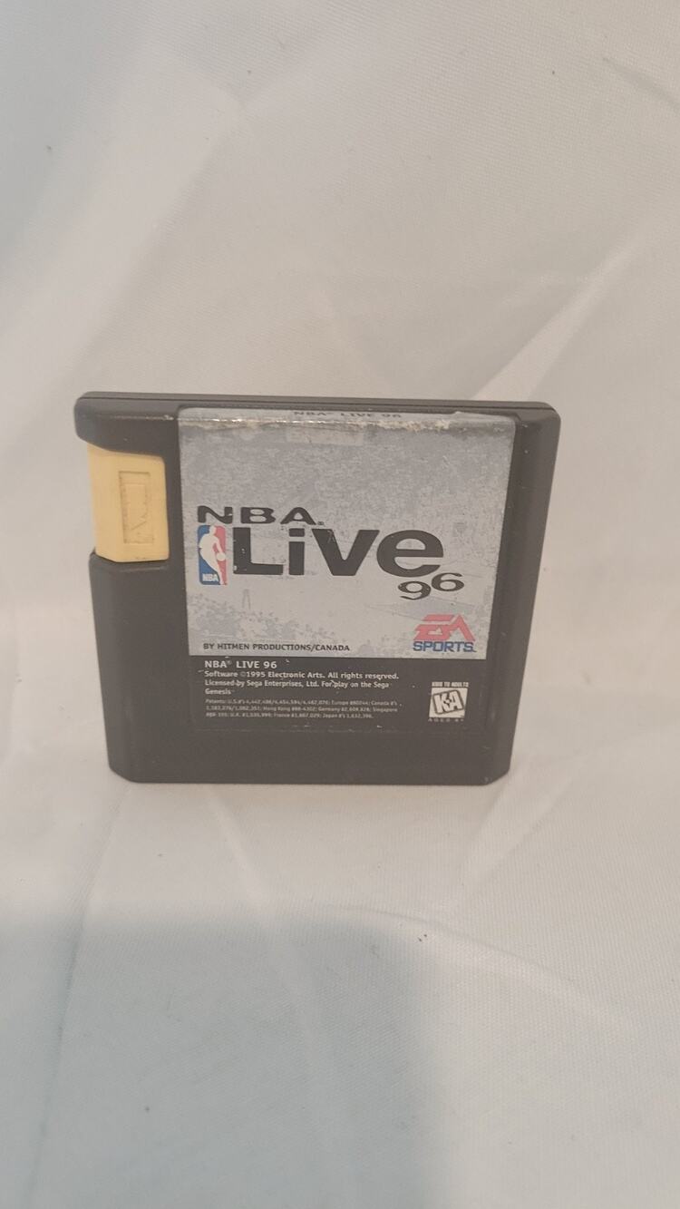 NBA Live 96 Sega Genesis Game Cartridge Only EA Sports Basketball
